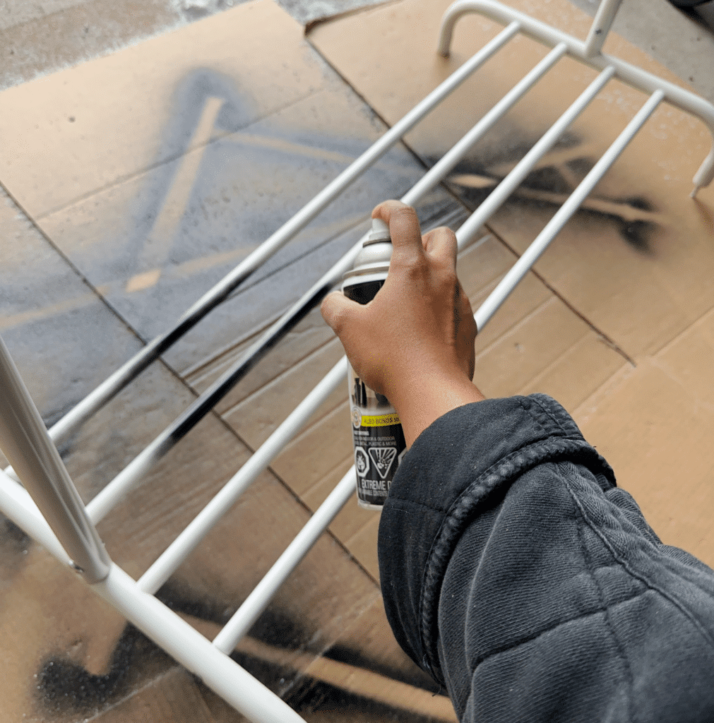 plant stand made from clothing rack The Plant Project