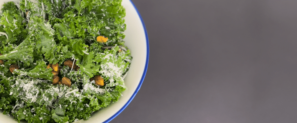 lemon & garlic kale salad - The Plant Project